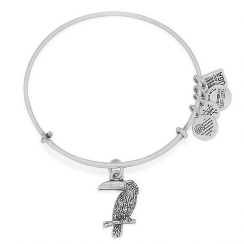 NWT, Alex and Ani Team USA Toucan Bracelet